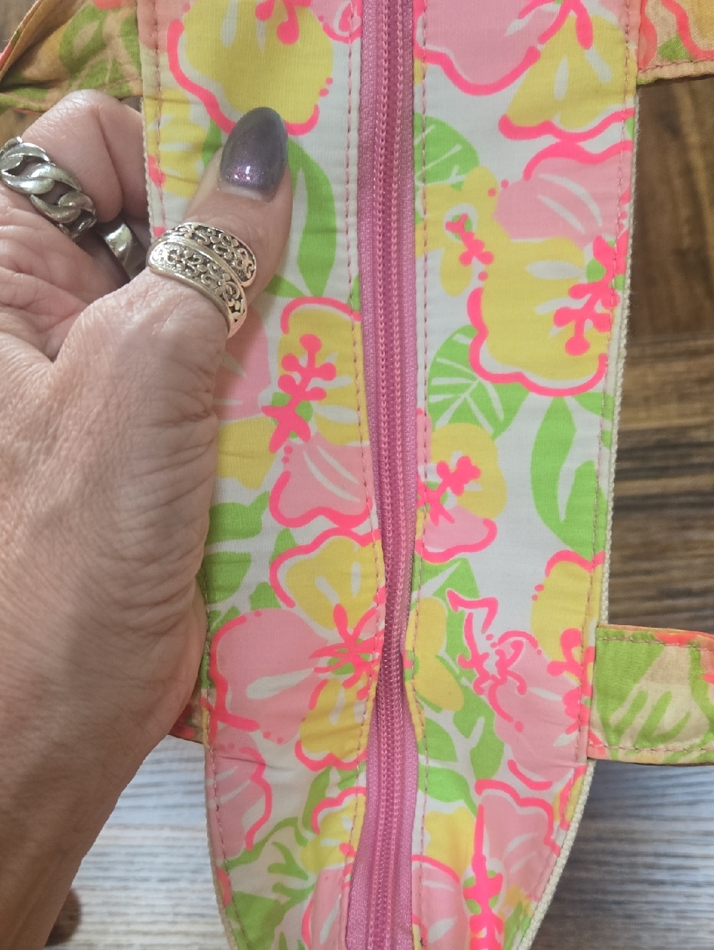 Lilly Pulitzer Zipper Mini Tote Bag - Picture 10 of 15